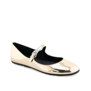 Aerosoles Gold Perry Mary Jane Flat Size 8.5 Women's Shoes